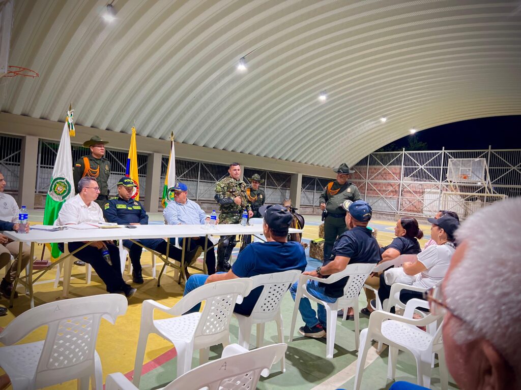 Autoridades y comunidad unen esfuerzos por la seguridad en Guacirco y la comuna 7